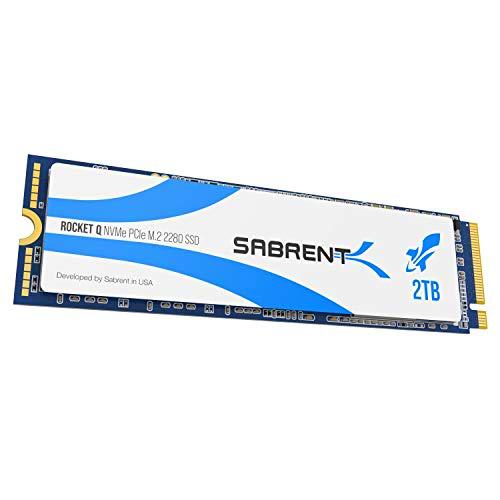 Sabrent Rocket Q 2TB NVMe PCIe M.2 2280 Unidad de Estado sólido SSD Interna de Alto Rendimiento Disco Duro Solido R/W 3200/2900MB/s (SB-RKTQ-2TB)