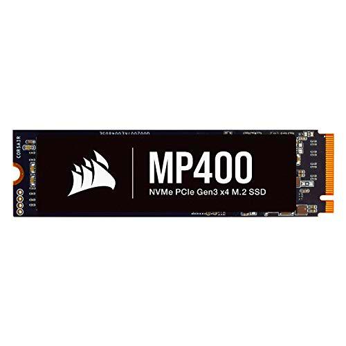 Corsair MP400 2TB Gen3 PCIe x4 NVMe M.2 SSD (Velocidades de Lectura Secuencial de hasta 3.400 MB/s y de Escritura Secuencial de 3.000 MB/s