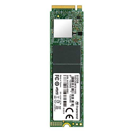 Transcend MTE110S – SSD 512 GB, NVMe PCIe Gen 3x4 M.2
