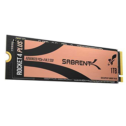 Sabrent Unidad de estado sólido de rendimiento extremo SSD de 1TB Rocket 4 Plus NVMe 4.0 Gen4 PCIe M.2 (SB-RKT4P-1TB)