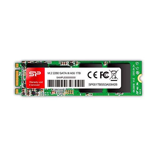 Silicon Power SSD Disco Duro Solido Interno Ace A55 M.2 2280 (3D NAND Flash) 1 TB SATA III 6 Gbit/s