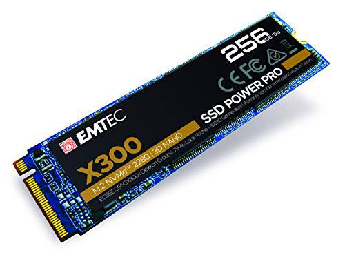 Emtec X300 M.2 SSD Power Pro 256 GB M.2 2280 NVMe PCIe Gen 3.0 x4