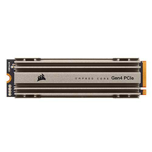 Corsair MP600 Core 1 TB M.2 NVMe PCIe x4 Gen4 SSD, hasta 4.700 MB/s Velocidad de Lectura Secuencial y de Escritura Secuencial 1.950 MB/s