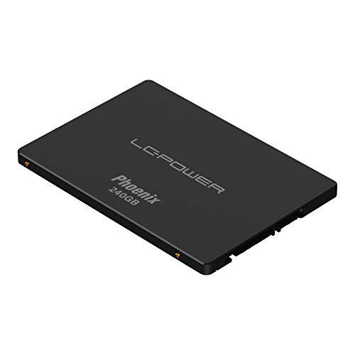 LC-POWER 2.5 Pulgadas SSD 240GB SATAIII 6GB / s Disco Duro Interno de Estado sólido para Notebook