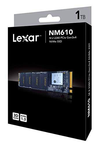 Lexar NM610 1TB SSD, M.2 2280, M.2 PCIe Gen3x4