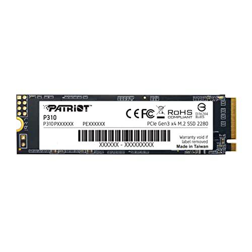 Patriot P310 M.2 PCIe Gen 3 x4 240GB SSD de bajo Consumo
