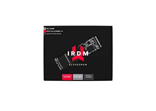 GOODRAM IRDM SSD 2TB M.2 PCI GEN3 X4 NVME 3200/3000 MB/S