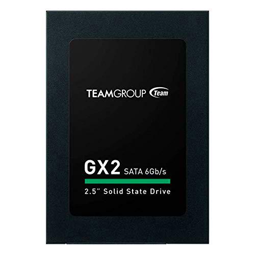 Team Group T253X2256G0C101 SSD GX2 Serie Unidad de Estado sólido Interior 256GB Disco SSD 2,5 Pulgadas SATA III 6,0 GB/s Lectura 500 MB/s Escritura 400 MB/s
