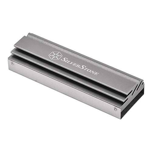 SilverStone Technology TP04, Kit de refrigeración para SSD M.2 de aleación de Aluminio