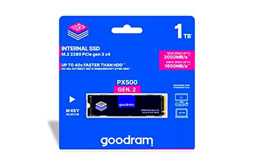 Goodram SSD PX500 Gen.2 1TB PCIe 3x4 M.2 2280
