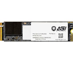 AGI 1TB AI198 M.2 NVMe SSD, M.2 2280, PCIe3, Intel TLC NAND