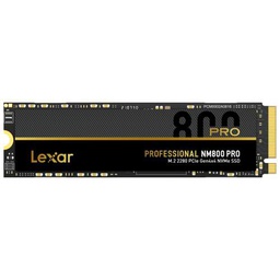 Lexar SSD NM800 Pro M.2 2280 PCIe Gen4x4 NVMe Profesional de 512 GB