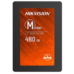 Hikvision HIK Storage SSD MINDER SATA 2,5&quot; R/W hasta 550/470 MB/s 480GB