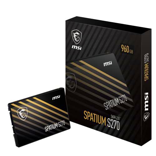 MSI Spatium S270 SATA 2,5&quot; Disco duro 960GB, 3D Nand