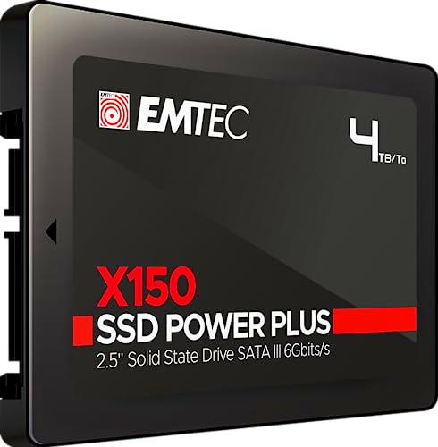 EMTEC ECSSD4TX150 - Disco Duro SSD Interno (2,5&quot;, SATA X150 Power Plus 3D NAND 4TB