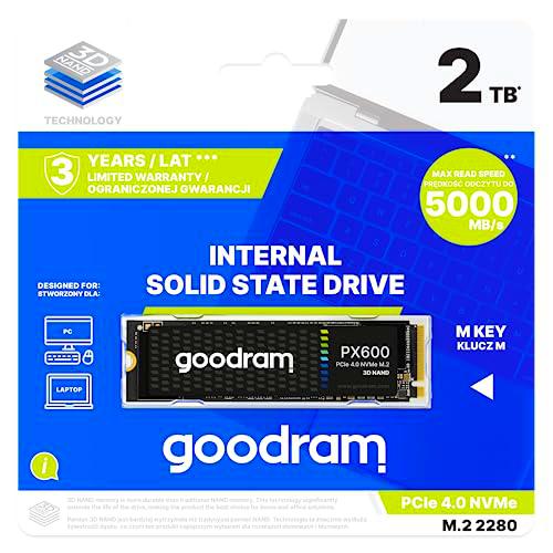 Goodram SSD PX600 2000GB PCIe 4x4 M.2 2280