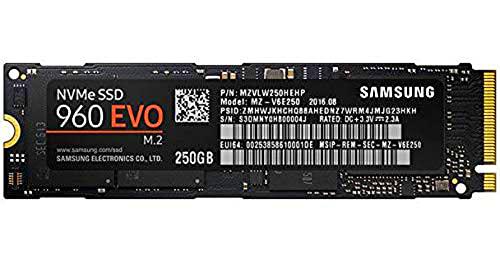 SAMSUNG MZ-V6E250BW SSD 960 EVO, 250 GB, M.2, NVMe