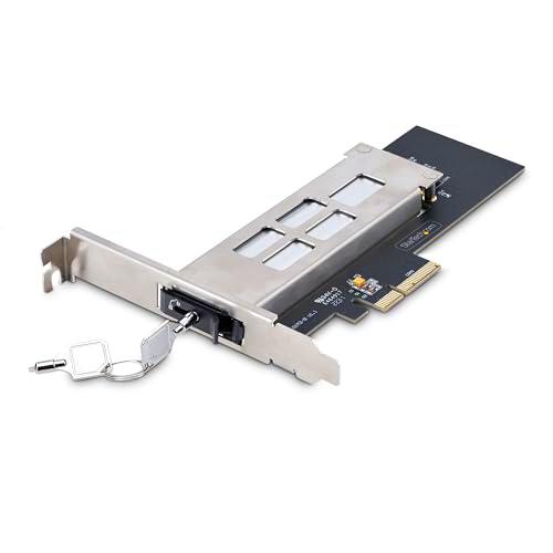 StarTech.com Tarjeta PCIe x4 a SSD NVMe M.2 - Rack Móvil Backplane con Bandeja Removible Hot Swap Intercambiable en Caliente