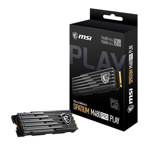 MSI SSD SPATIUM M480 Pro PCIe 4.0 NVMe M.2 2TB Play