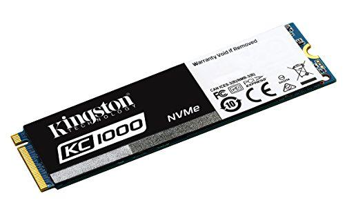 Kingston KC1000 - SSD NVMe PCIe de 960 GB, Gen2 x4 (M.2 2280)