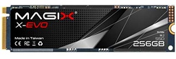 Magix X-EVO M.2 PCIe SSD Velocidad de Lectura/Escritura de hasta 2500/1200 MB/s Gen3x4 NVMe 3D NAND (256GB)
