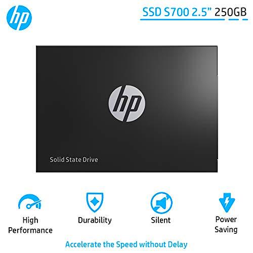 HP 2DP98AA ABB - Disco Duro Interno SSD de 250 GB, Color Negro