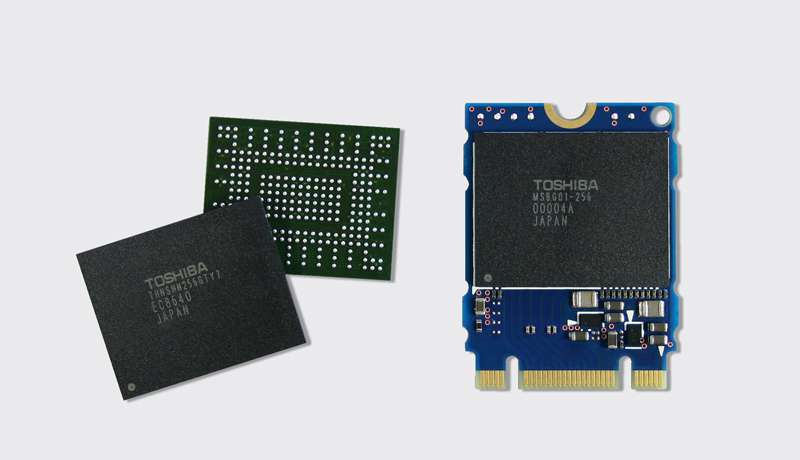 Toshiba anuncia nuevos SSDs de BG con 3-bits-por-celda (TLC) BIC FLASHTM