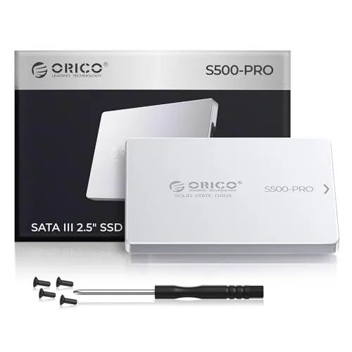 ORICO SSD SATA 1TB, Disco Duro SSD Interno 2.5", hasta 550MB/s
