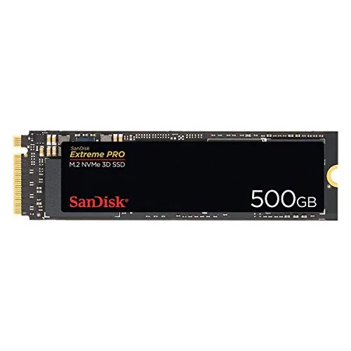 SanDisk Extreme Pro 500 GB M.2 NVMe 3D SSD, Negro