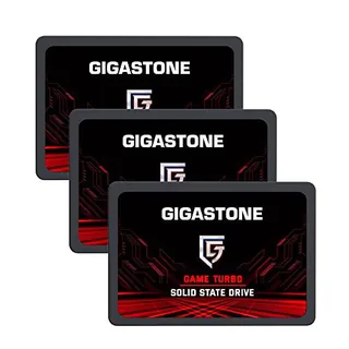 Gigastone Game Turbo 128GB Paquete de 3 Unidades Disco Duro SSD Interno