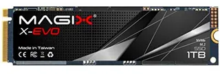 Magix X-EVO M.2 PCIe SSD Velocidad de Lectura/Escritura de hasta 2500/1500 MB/s Gen3x4 NVMe 3D NAND (1TB)