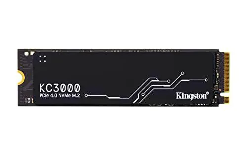 Kingston KC3000 PCIe 4.0 NVMe M.2 SSD - Almacenamiento de alto rendimiento para equipos de sobremesa y portátiles -SKC3000S/4096G de Kingston