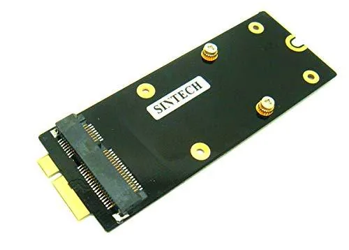 Sintech mSATA SSD Card, para actualización 7+17Pin SSD de 2012-principios de 2013 año MacBook Pro Retina de Sintech