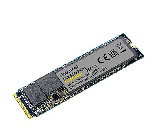 Intenso 250 GB M.2 SSD PCIe Premium, hasta 2100 MB/s de Intenso