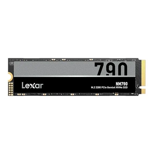Lexar NM790 SSD 4TB PCIe Gen4 NVMe M.2 2280 Unidad Interna de Estado sólido