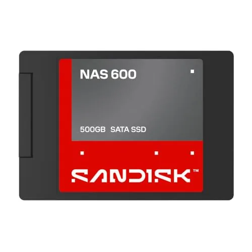 SANDISK NAS 600 SATA SSD 500GB, hasta 560 MB/s Vel