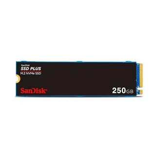 SanDisk SSD Plus 250GB M.2 2280 PCIe Gen3 NVMe SSD con Velocidad de Lectura de hasta 3200 MB/s