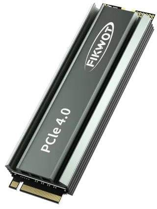 Fikwot FN960 - Unidad interna de estado sólido SSD M.2 NVMe PCIe Gen4 x4 2280 de 4 TB con disipador de calor