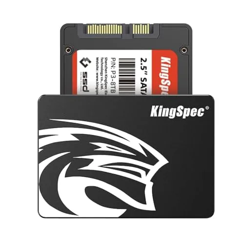 KingSpec 8 TB 2.5 SSD SATA III interno - 550 MB/s de lectura