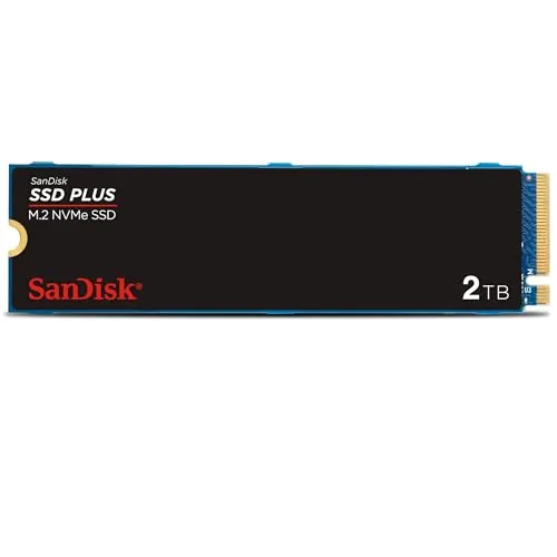 SanDisk SSD Plus M.2 2280 NVMe SSD 2 TB PCIe Gen 3