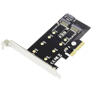 DIGITUS M.2 NGFF/NVMe SSD PCIexpress - Tarjeta de expansión (soporta Discos B