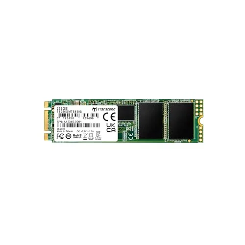 Transcend SSD MTS830S M.2 SATA III 2280 256GB, caché DRAM