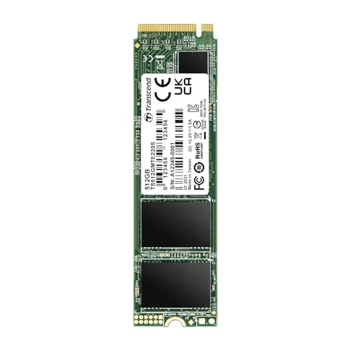 Transcend SSD MTE220S PCIe 3.0 M.2 2280 512GB, 3500 MB/s