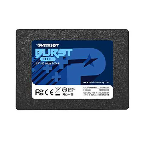 SSD Disco Sólido Interno 2.5" SATA III Interno Patriot Memory 1920GB Burst Elite 6 Gbps