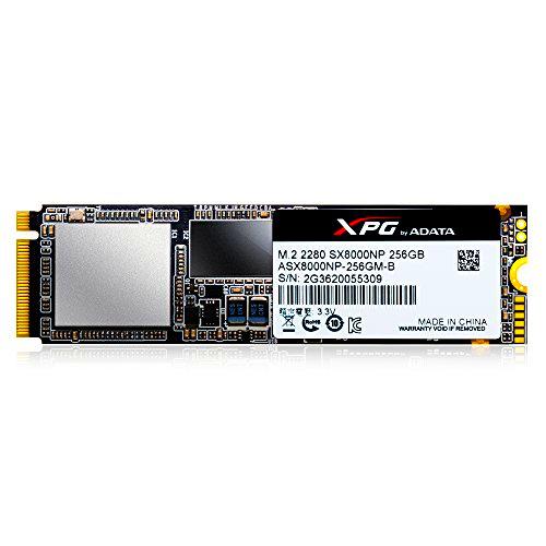 XPG SX8000 256 GB PCI Express 3.0 M.2 - Disco duro sólido (256 GB