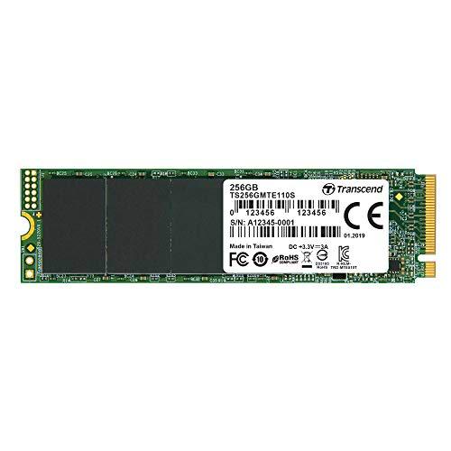 Transcend MTE110S – SSD 256 GB, NVMe PCIe Gen 3x4 M.2