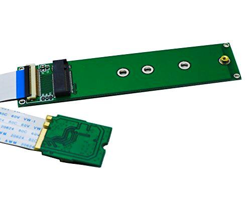Sintech M.2 (NGFF) NVME SSD to M2 A/E Key WiFi Port with 20cm Cable Interno Unidad de Disco óptico