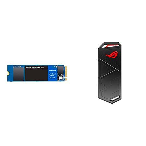 Western Digital Blue SN550 500 GB, M.2 Pcie NVMe SSD + ASUS ROG Strix Arion