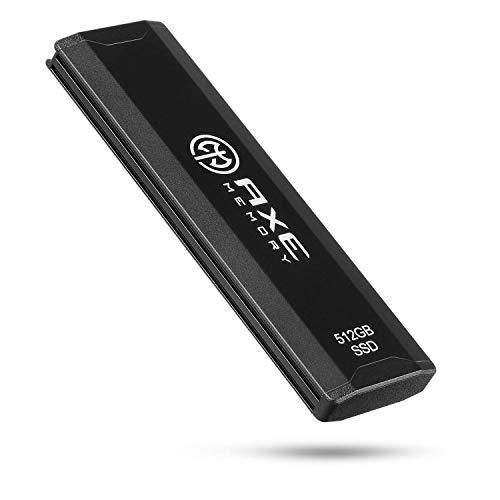 AXE 512GB Compact Portable SSD - velocidades óptimas de hasta 1000 MB/s de lectura