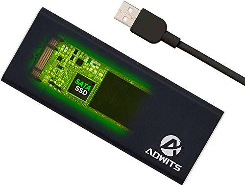 ADWITS USB 3.0 UASP a SATA NGFF M.2 2230/2242/2260/2280 Key B o B &amp; M SSD SuperSpeed Adaptador